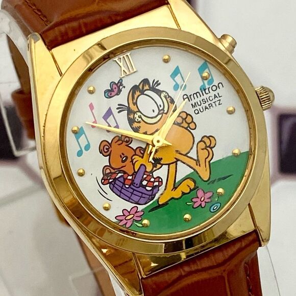 Vintage Garfield X Armitron Musical Collectors Watch🎵 - Picture 3 of 17